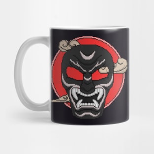 Pixelart Samurai Mask Mug